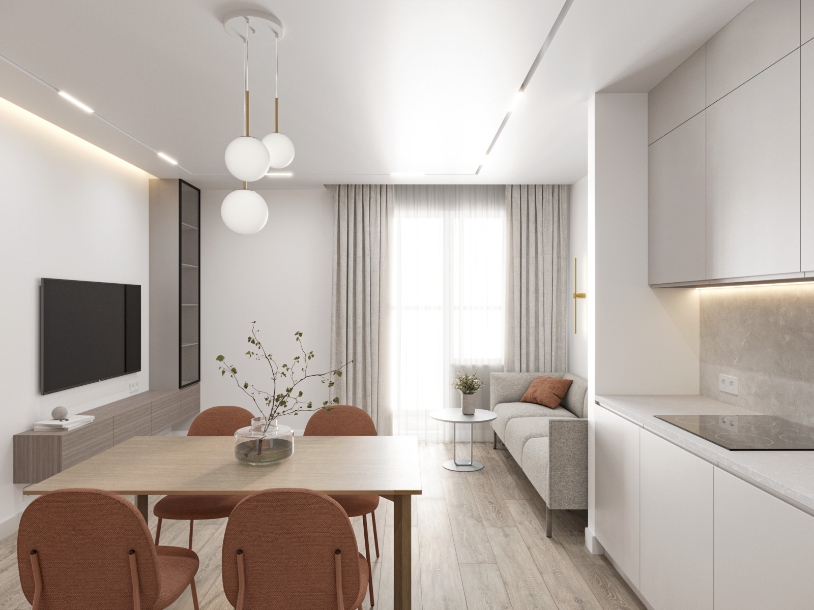 Кухня-гостиная