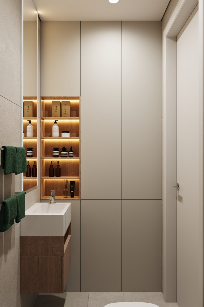 Дизайн интерьера квартиры в современном стиле в ЖК Селигер Сити, Москва