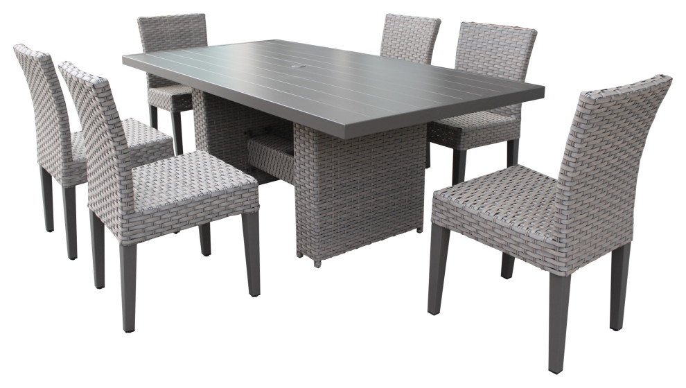 Black Rectangle Patio Dining Table - Patio Furniture