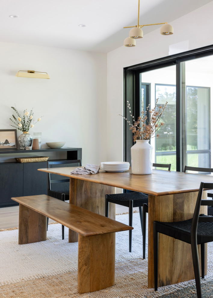 Transitional dining room photo in San Francisco