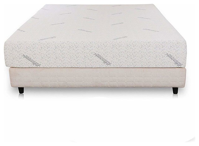 Cr Sleep Ventilated Air Gel Memory Foam Mattress, 10", Queen