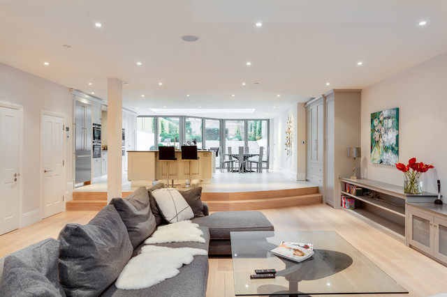 Advantage Basements London contemporary-living-room