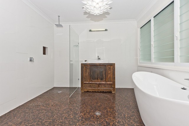 Sandgate transitional-bathroom