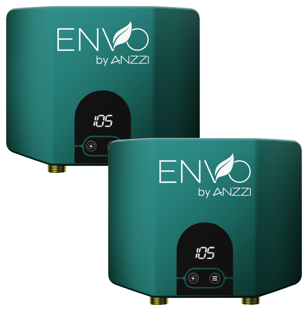 ENVO Ansen Tankless Electric Water Heater 2 Pack, 6kw Heating And Cooling by SpaWorld Corp