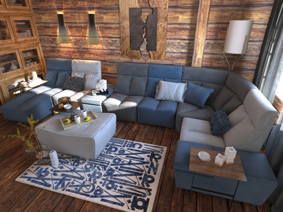 Гостиная в загородном доме