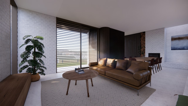 Barwon Valley House contemporary-vardagsrum