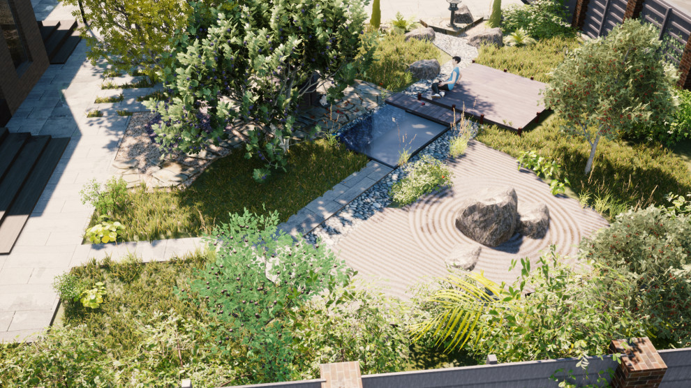 Благоустройство дачного участка. Сад в японском стиле