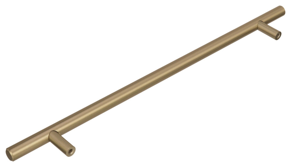 Amerock Bar Pull Collection Cabinet Pull, Golden Champagne, 10-1/16" Center-to-Center