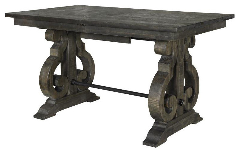 Magnussen Bellamy Rectangular Counter Table in Peppercorn - Traditional