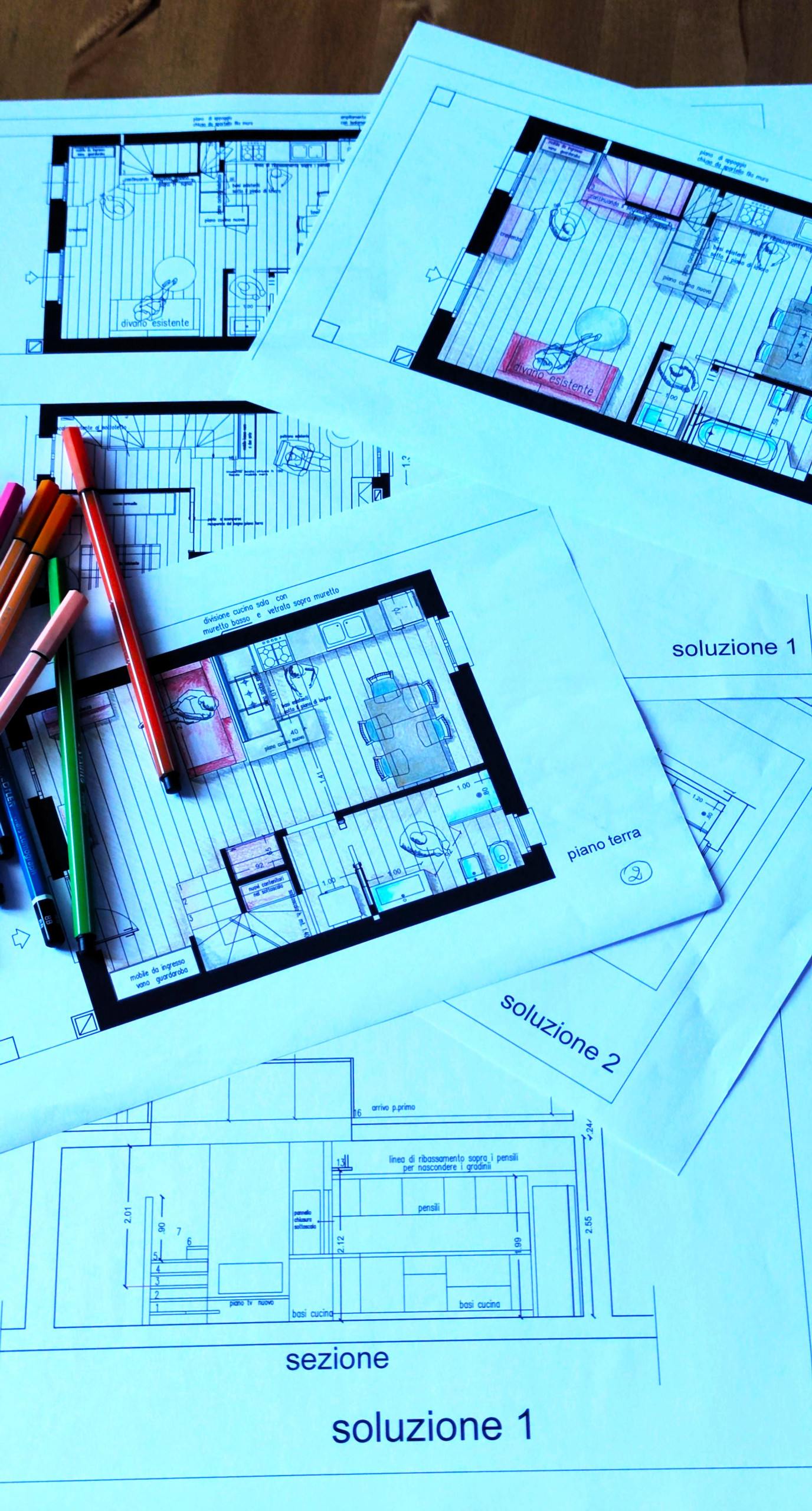 PROGETTO  PER UNA NUOVA   CASA PER  4 ! WORK IN PROGRESS