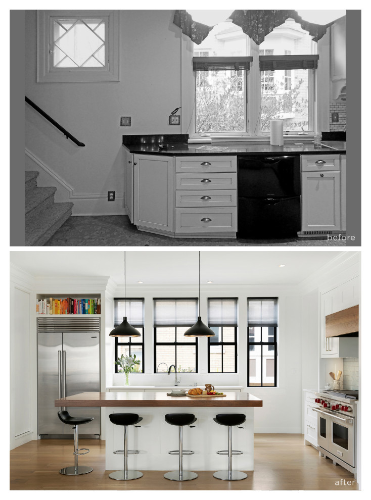 Inspiration for a transitional kitchen remodel in Minneapolis