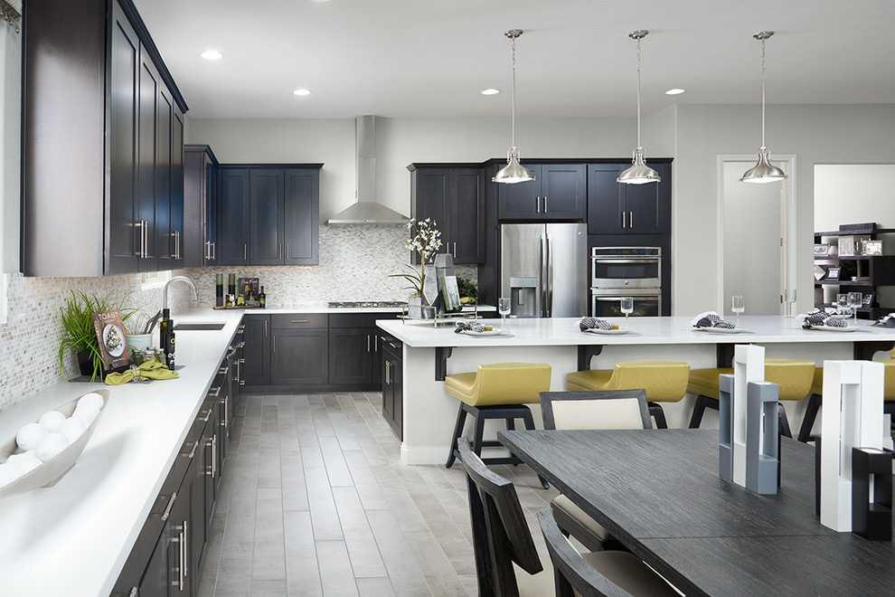 Paige model home in Las Vegas Contemporary Kitchen Las Vegas by