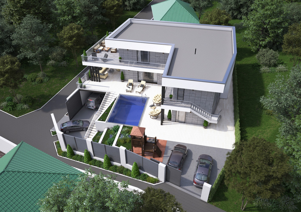 Проект частного дома в г. Сочи площадью 250 кв.м.!