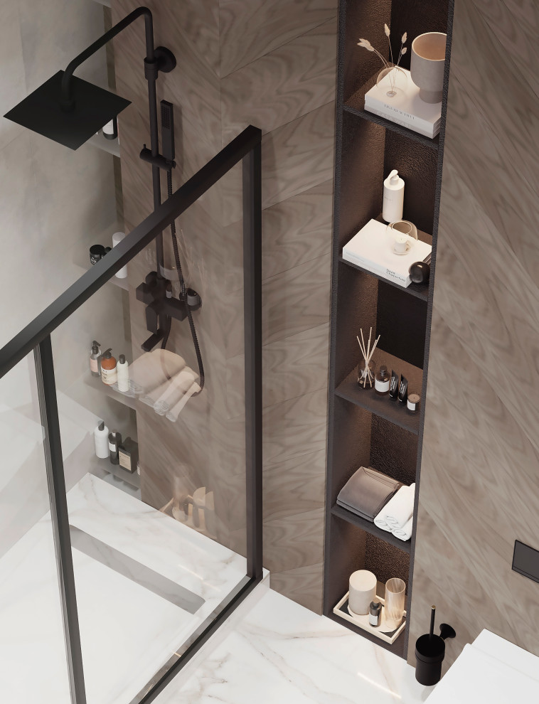 Санузел с зоной хранения