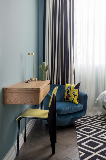 Fold out desk contemporary-sovrum