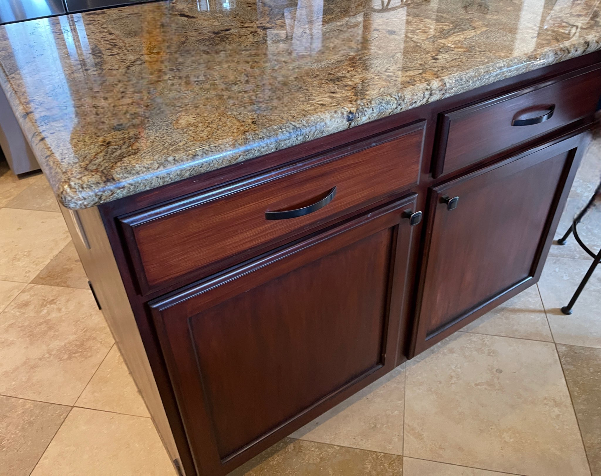 Stain and Paint Kitchen Reface