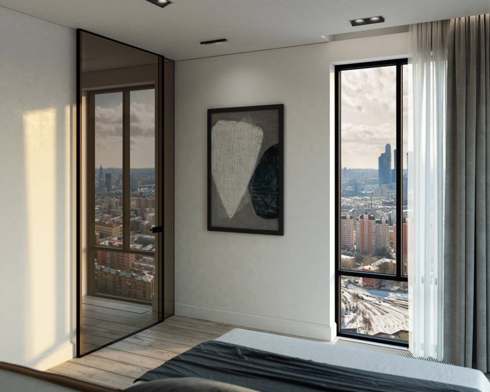 Спальня в ЖК "Пресня Сити"