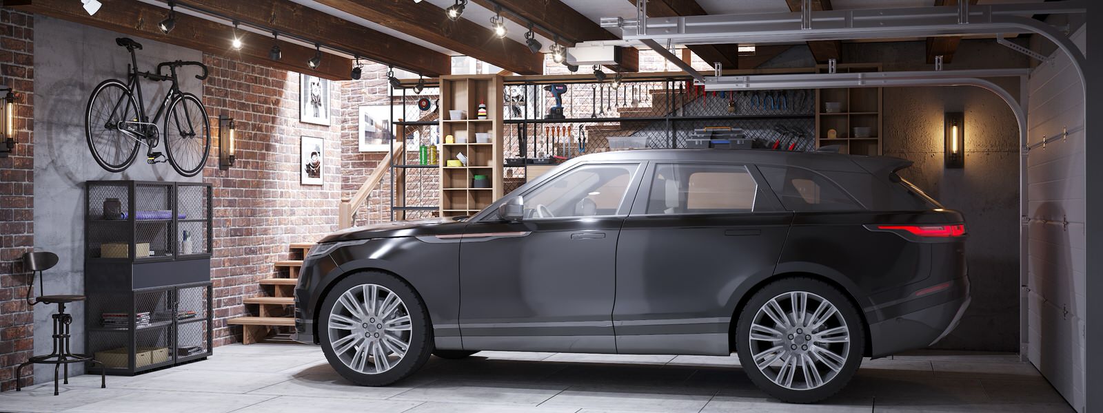 Необычный проект! Дизайн интерьера гаража (2020 г.).