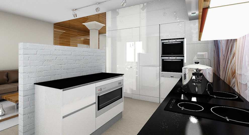 Кухня Contura и гостиная