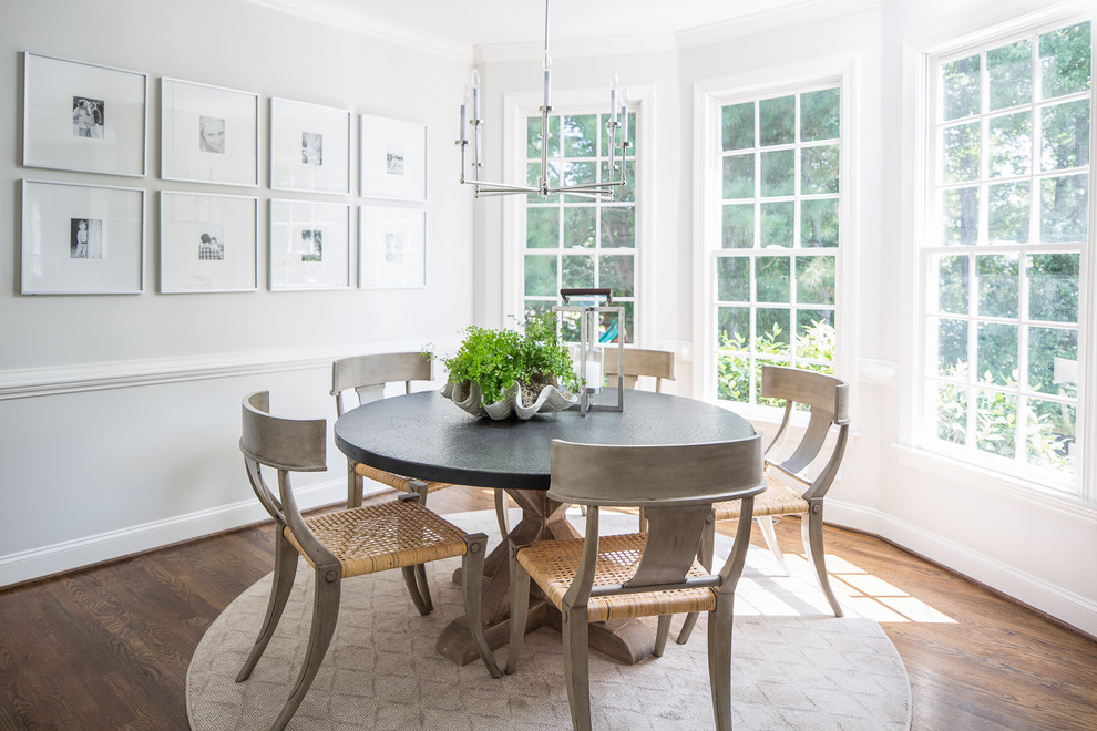 Inspiration for a transitional dining room in Atlanta.