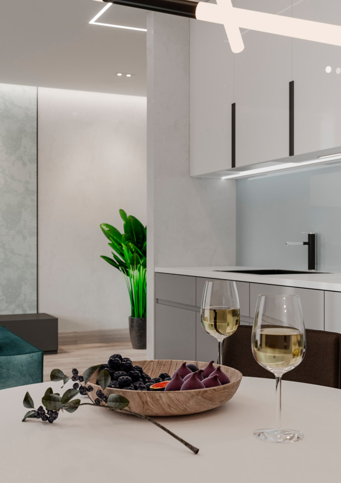 Кухня-гостиная для молодого человека