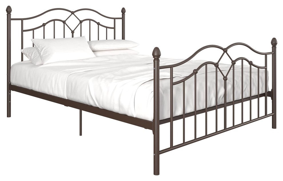 Aer Living Selene Queen Metal Bed Bronze Traditional Panel Beds By Dorel Home Furnishings Inc - Livingston Queen Panel Metal Bed Dark Bronze Aer Living Selene Queen Metal Bed Bronze Traditional Panel Beds By Dorel Home Furnishings Inc - Livingston Queen Panel Metal Bed Dark Bronze