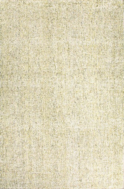 Hand-Tufted Durable Wool Ivory/Green Area Rug (2 x 3)