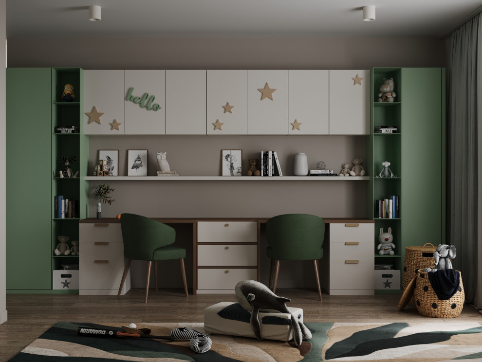 Детская в природных тонах