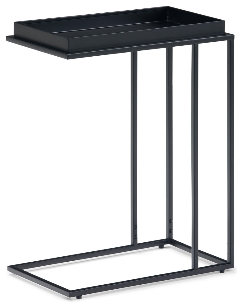 Garner Tray Top C Side Table Industrial Side Tables And End Tables
