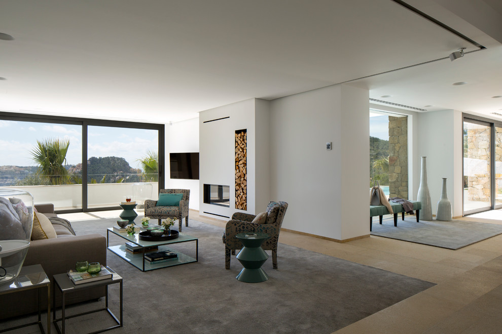 Contemporary living room in Palma de Mallorca.