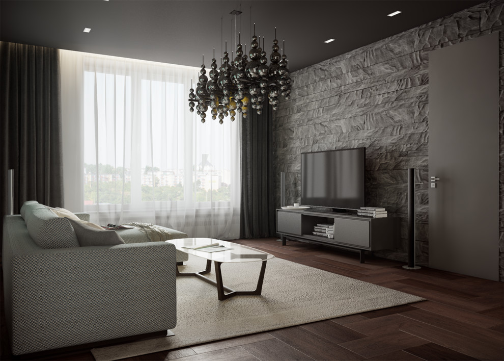 Интерьер квартиры 104м2 в ЖК Триумф Палас