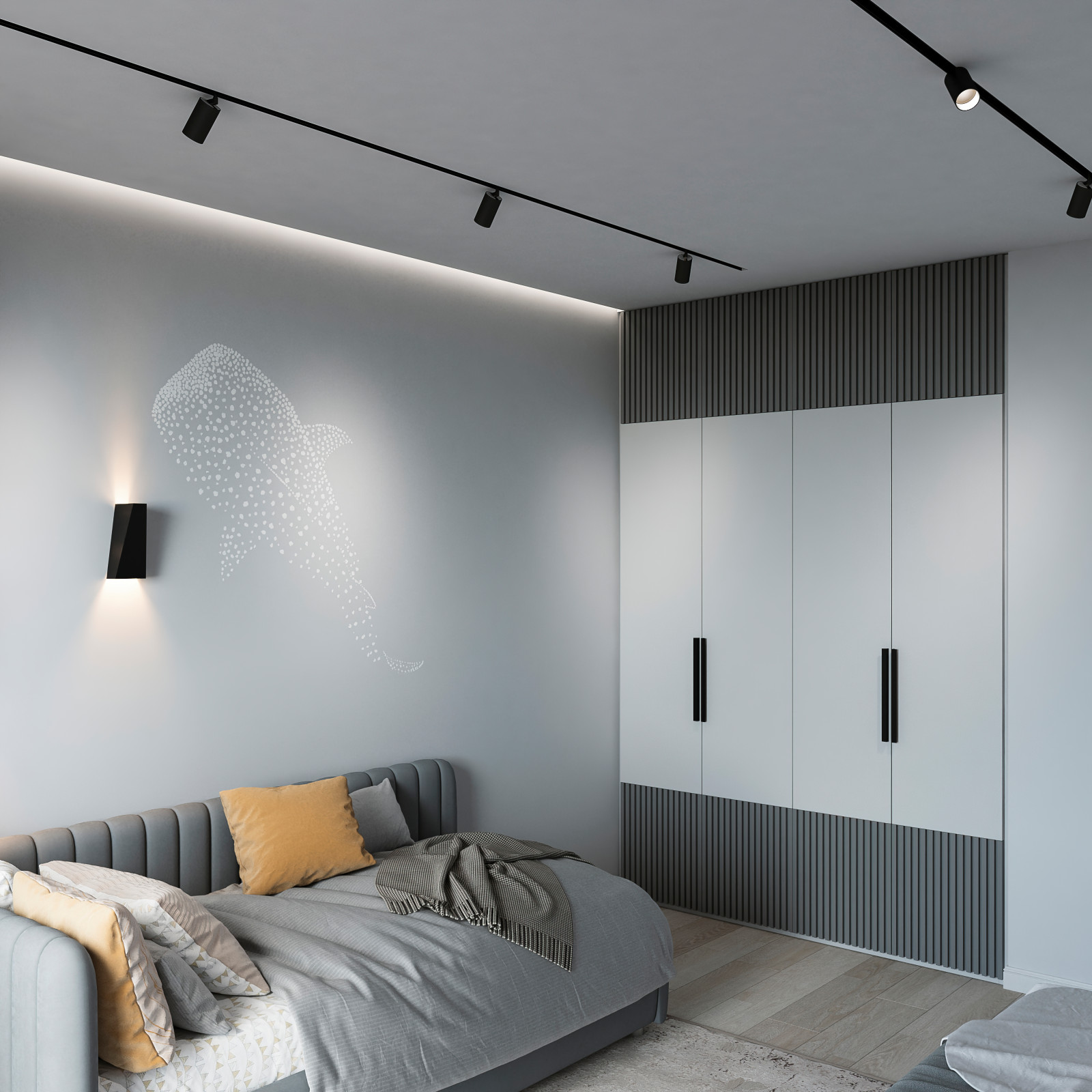 Дизайн квартиры в ЖК "Октябрьский" г.Тюмень