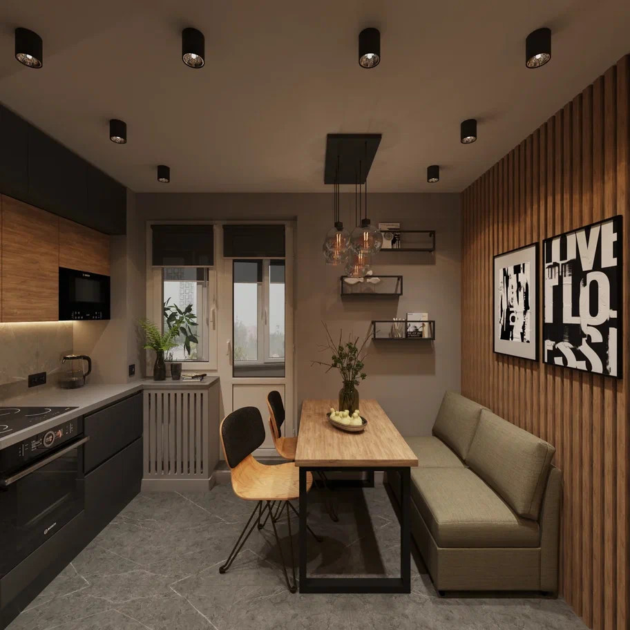 Дизайн-проект квартиры для молодого с человека