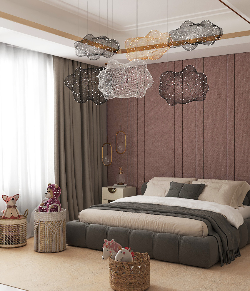 Проект детской спальни для девочки