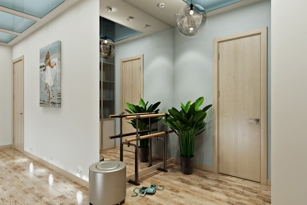 Просторная открытая планировка