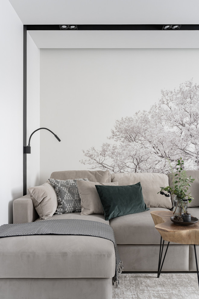 Уютная графичность. Квартира - отдых для семьи врачей