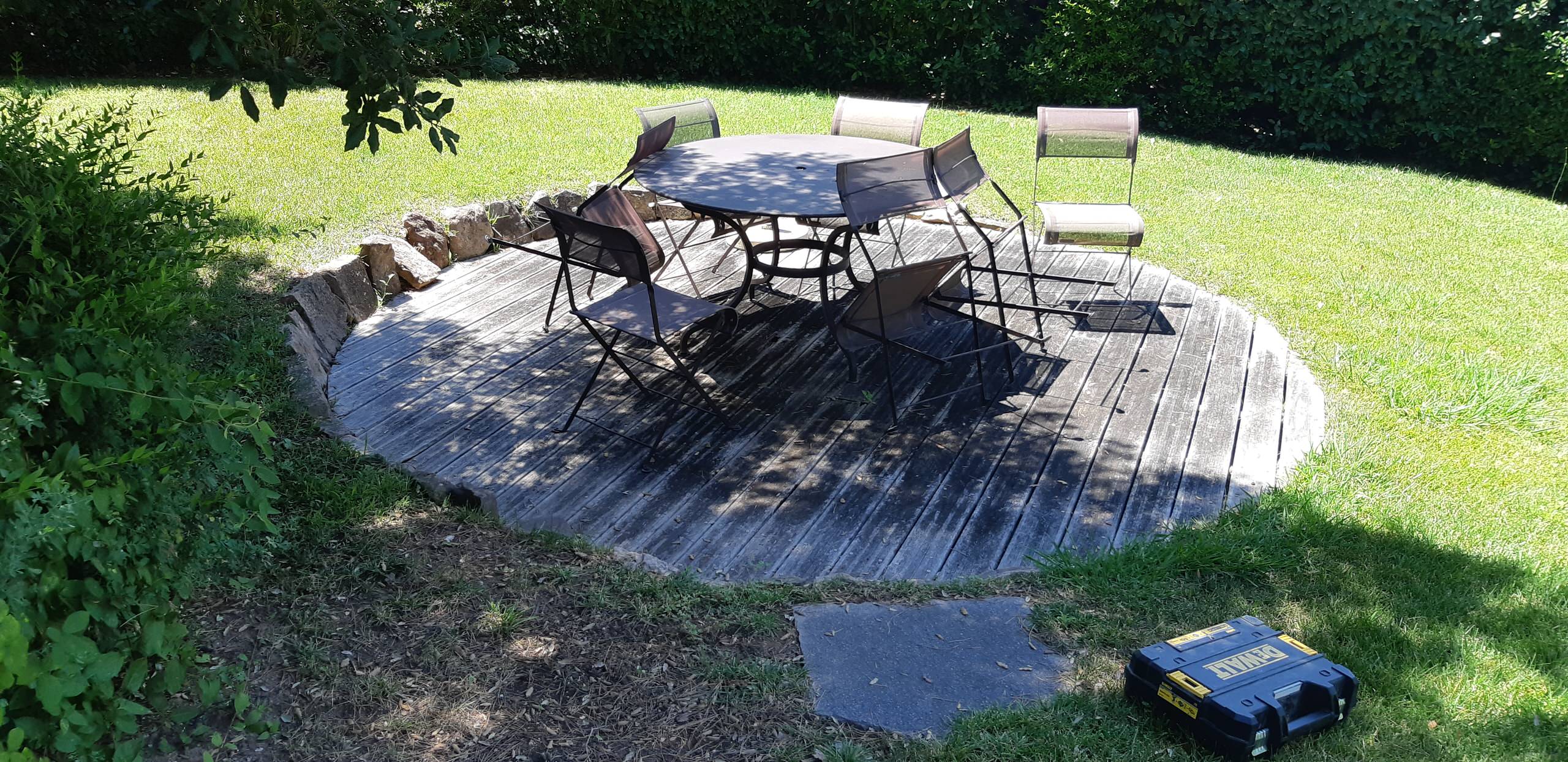 Rénovation d'une terrasse en bois