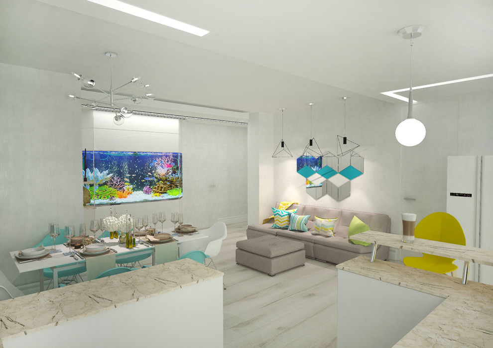 Современная функциональная квартира для семьи с тремя детьми