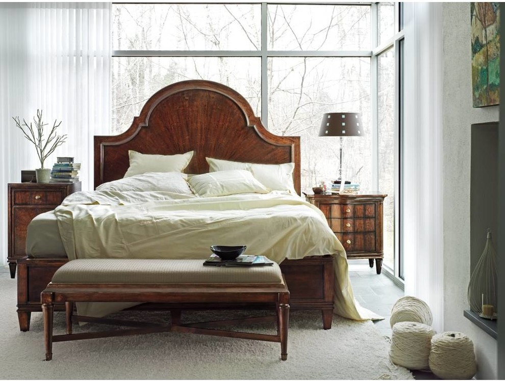 Design ideas for a traditional bedroom in Seattle.