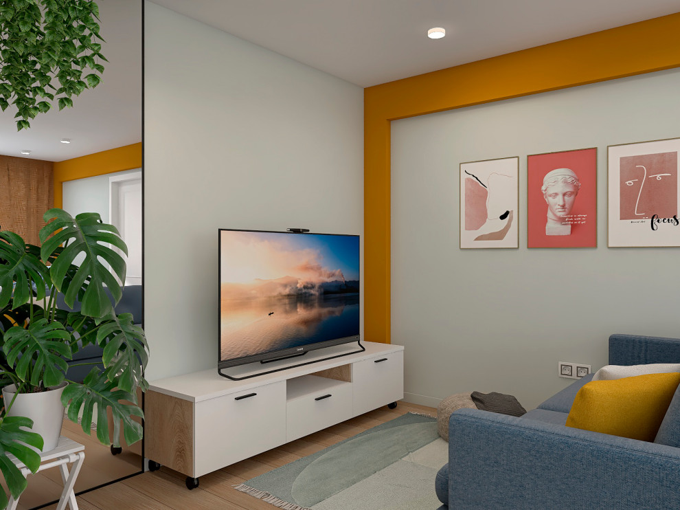 Сочный и бюджетный сканди интерьер