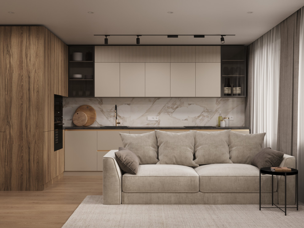 Проект квартиры 77 кв.м., ЖК Калининский