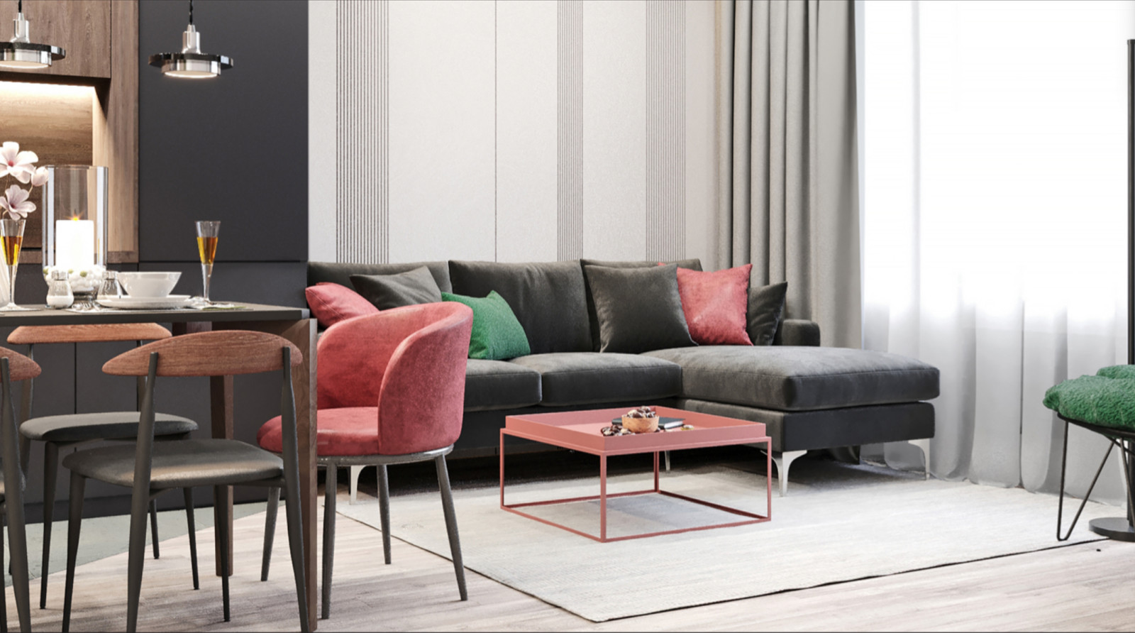 Дизайн-проект двухкомнатной квартиры