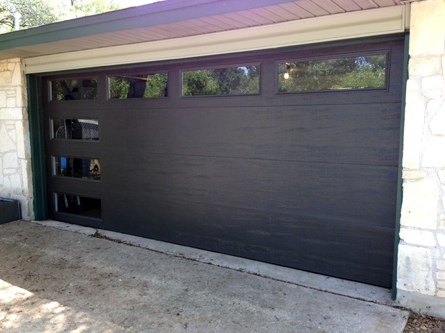 Mid Century Modern Garage Door By Cowart Door Systems