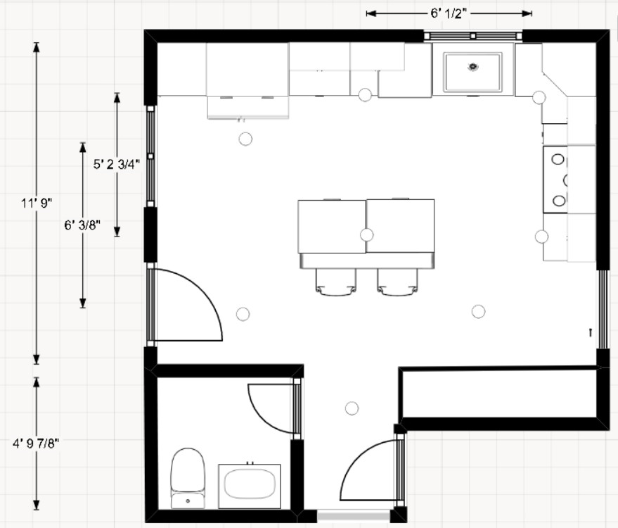 Kitchen Recessed Lighting Layout