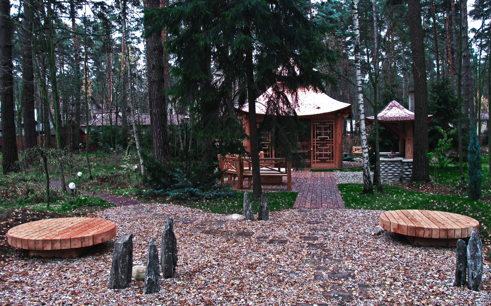 японский павильон и садик