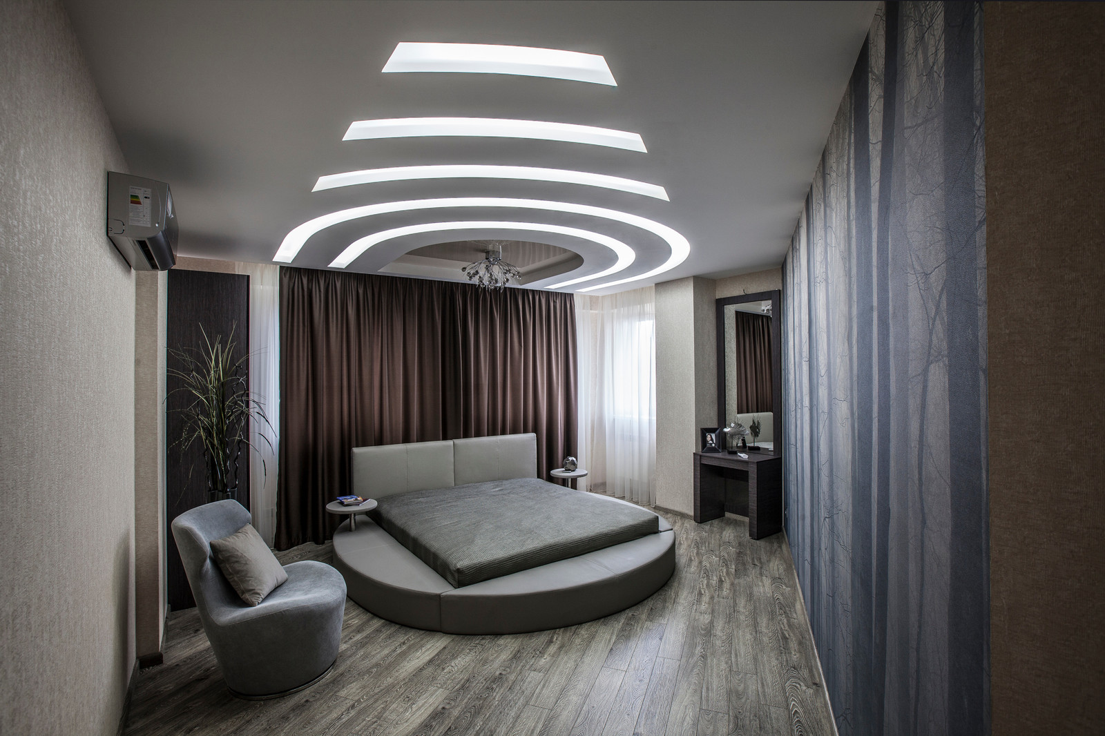 Реализованный интерьер квартиры в современном стиле - "Утренний туман"