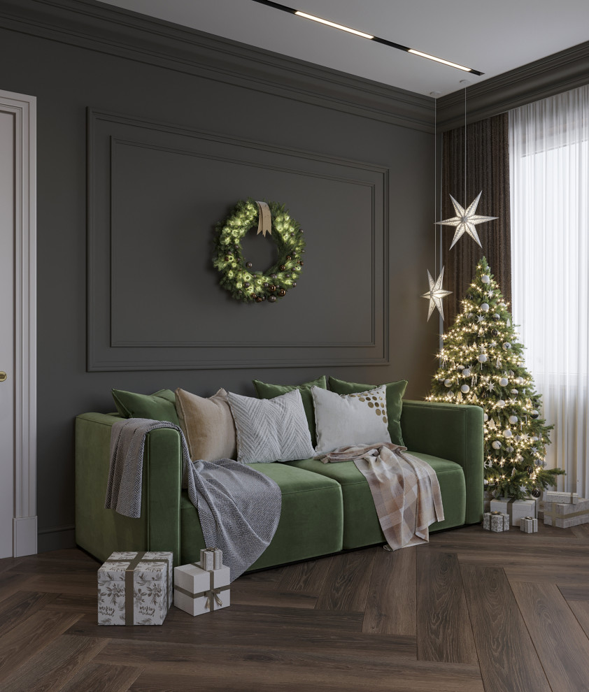 Загородный двухэтажный дом