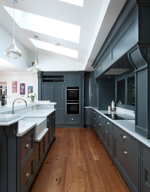Downpipe transitional-kitchen