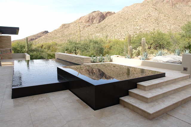 Palmer contemporain-piscine
