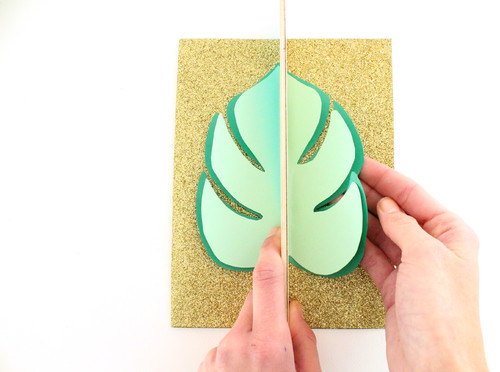 DIY Carte de voeux tropicales